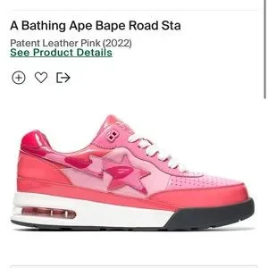 Bape | Shoes | A Bathing Ape Bape Road Sta Patent Leather